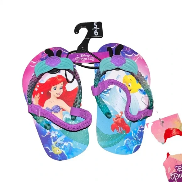 Shoes New Ariel Little Mermaid Flipflops Size 56 Poshmark